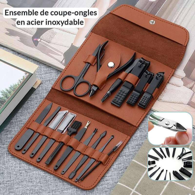 COMF-KIT™ Accessoires de Manucure Professionnel 16 En 1