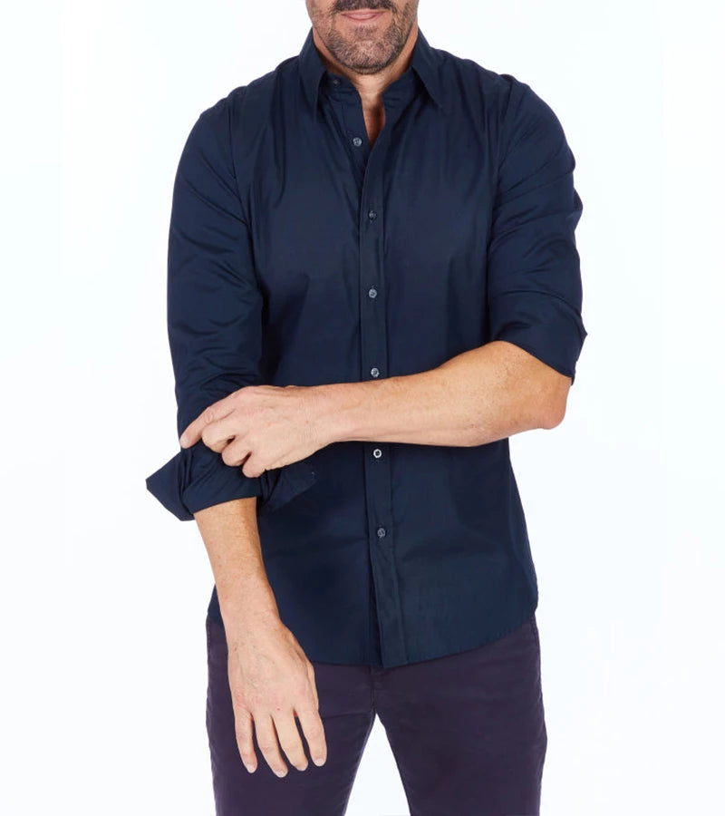 Enzo | Camicia Elegante con Cerniera per una Vestizione Rapida