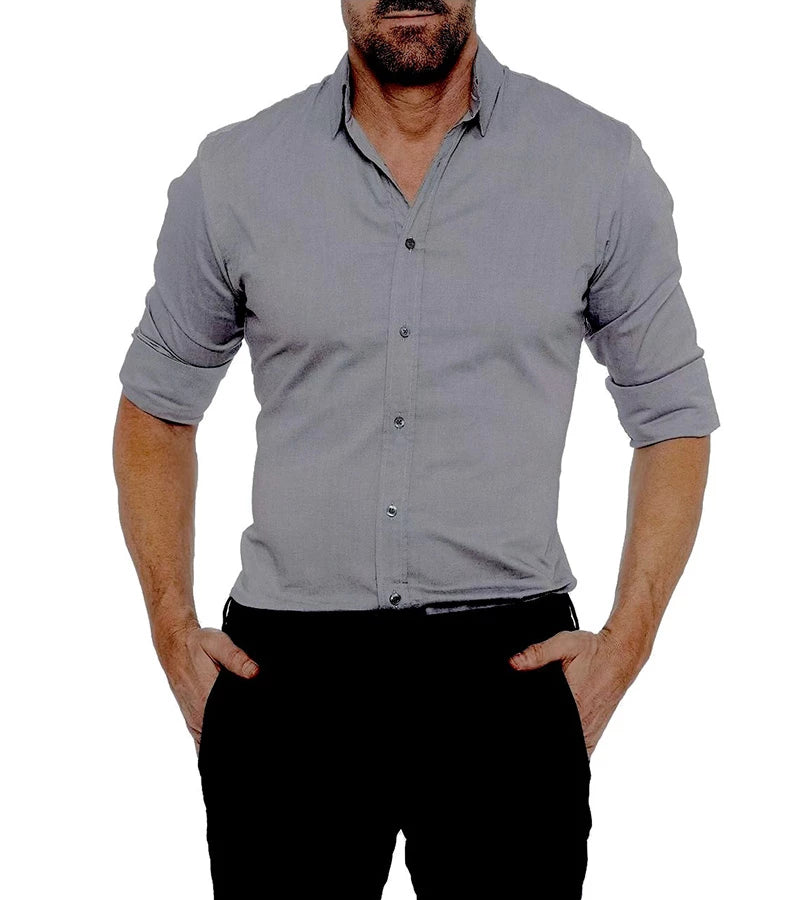 Enzo | Camicia Elegante con Cerniera per una Vestizione Rapida