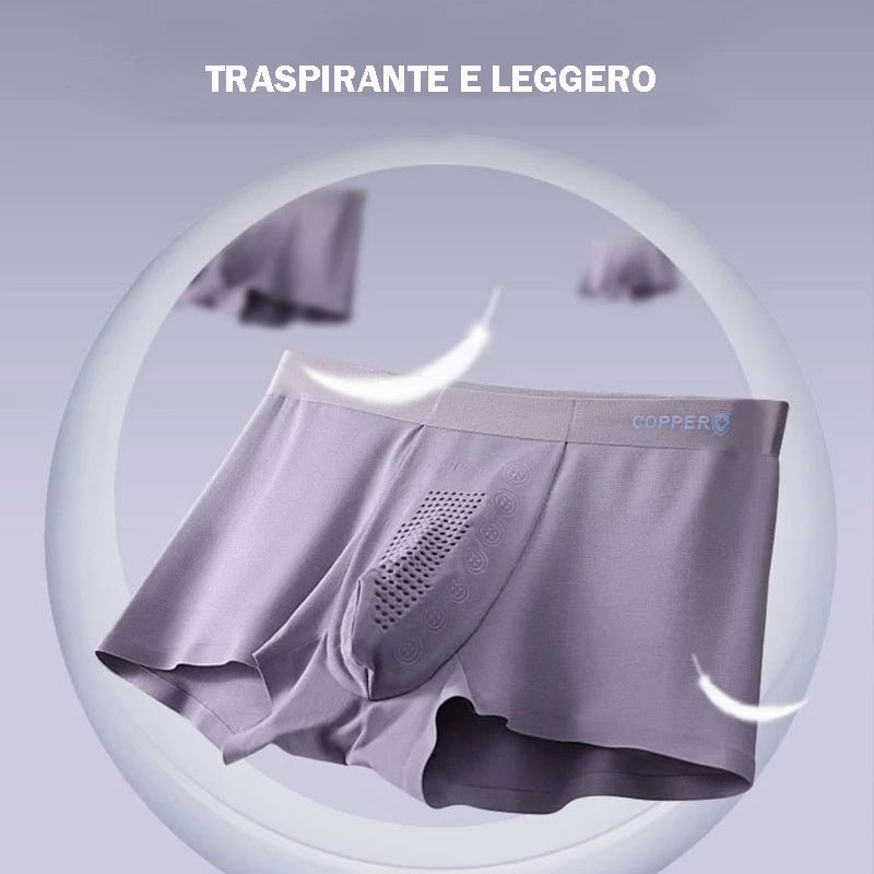 4/6/8 Pack Boxer Uomo Modal Antisuddore - Morbidi E Traspiranti Per Ogni Giorno