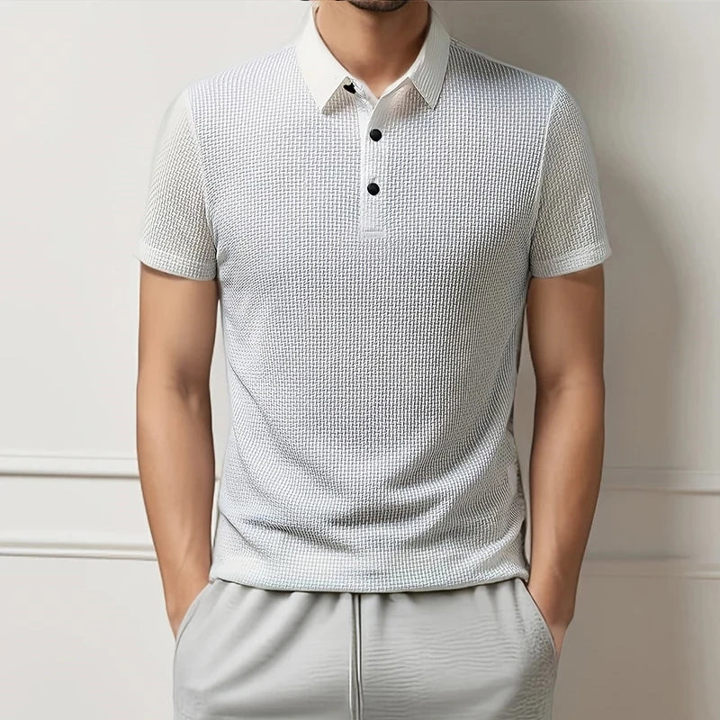 Nova | Polo testurizzato "Effetto 3D" ultra-confortevole